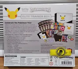 Celebrations Elite Trainer Box Factory Sealed Pokemon TCG 820650809439 - Image 3