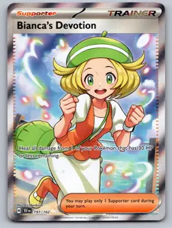 Bianca's Devotion 197/162 Ultra Rare Temporal Forces Pokemon Near Mint - Image 1