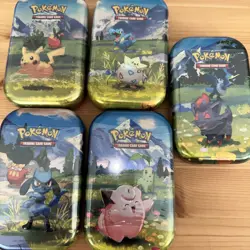Pokemon Ascended Heroes Mini Tins Assorted Set of 5 - New & Sealed - Image 1