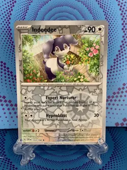 Indeedee 153/198 - Scarlet & Violet - Rare - Reverse Holo - Pokemon - NM 🔥🔥 - Image 1