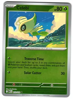 Celebi 012/132 Reverse Holo ME01: Mega Evolution Pokemon TCG - Image 1