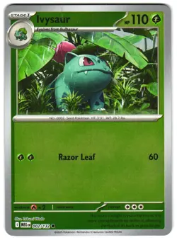 Ivysaur 002/132 Reverse Holo ME01: Mega Evolution Pokemon TCG - Image 1