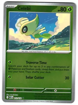 Celebi 012/132 Reverse Holo ME01: Mega Evolution Pokemon TCG - Image 1