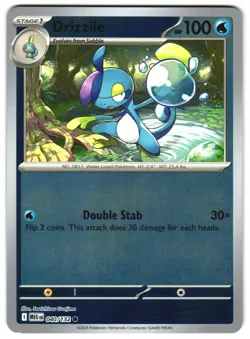 Drizzile 040/132 Reverse Holo ME01: Mega Evolution Pokemon TCG - Image 1