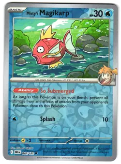 Misty's Magikarp 048/182 Reverse Holo SV10: Destined Rivals Pokemon TCG - Image 1