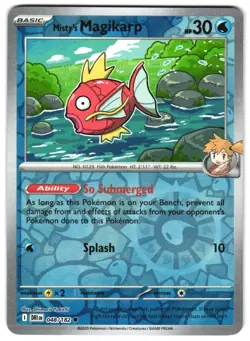 Misty's Magikarp 048/182 Reverse Holo SV10: Destined Rivals Pokemon TCG - Image 1