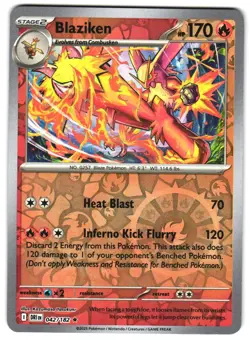 Blaziken 042/182 Reverse Holo SV10: Destined Rivals Pokemon TCG - Image 1