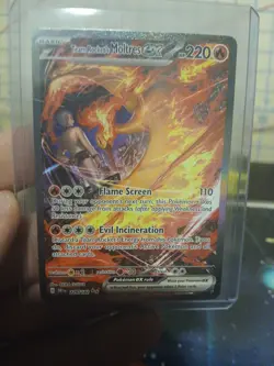 Team Rocket's Moltres ex #229/182 Destined Rivals NM/Near Mint Pokemon 2025 - Image 1