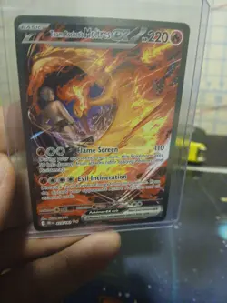 Team Rocket's Moltres ex #229/182 Destined Rivals NM/Near Mint Pokemon 2025 - Image 3