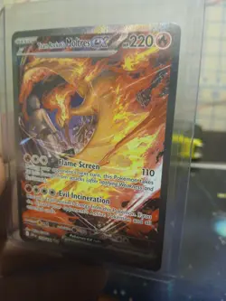 Team Rocket's Moltres ex #229/182 Destined Rivals NM/Near Mint Pokemon 2025 - Image 4
