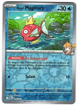 Misty's Magikarp 048/182 Reverse Holo SV10: Destined Rivals Pokemon TCG - Image 1
