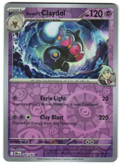 Steven's Claydol 084/182 Reverse Holo SV10: Destined Rivals Pokemon TCG - Image 1
