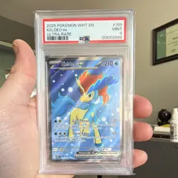Pokemon TCG Keldeo ex 159/086 Sv: White Flare Ultra Rare Holo EX PSA 9 - Image 1