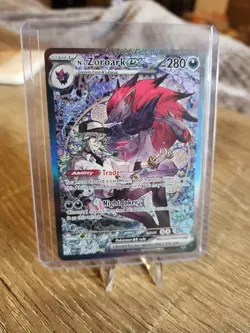 Pokemon TCG N's Zoroark Ex SIR 286/217 Ascended Heroes English NM - Image 1