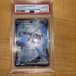 2025 Pokemon BLK EN Special Illustration Rare #165 Kyurem ex PSA 10 GEM MINT - Image 1