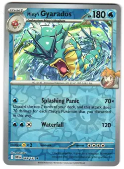 Misty's Gyarados 049/182 Reverse Holo SV10: Destined Rivals Pokemon TCG - Image 1