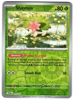 Shaymin 010/182 Reverse Holo SV10: Destined Rivals Pokemon TCG - Image 1