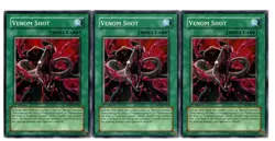 Yugioh- 3X Venom Shot - Common - 1st Edition - TAEV-EN053 - Near Mint - Image 1
