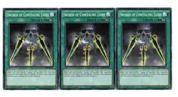 Yugioh- 3X Swords of Concealing Light - Common - 1st Edition - SR04-EN026 - NM - Image 1