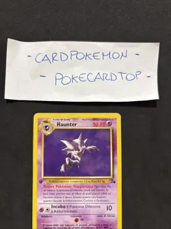 Pokemom Card Haunter 21/62 1ST-Ita-No Holo-Exc! - Image 2
