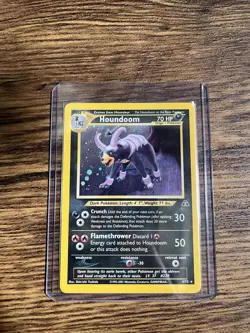 Pokemon Houndoom 4/75 Neo Discovery Rare Holo Vintage TCG Karte - Image 5