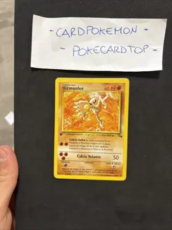 Pokemon Card Hitmonlee 22/62 1ST-Fossil -ita-No Holo-Exc/nm! - Image 1