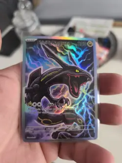 Pokemon CCG Shiny Rayquaza Ex SAR Custom CCG Karte In Top Zustand Custom Card - Image 1