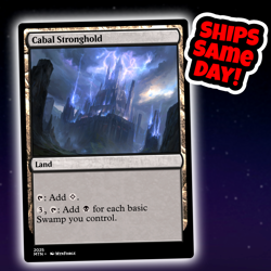 Cabal Stronghold - Custom Art Magic: The Gathering Playtest Card - Commander - Image 1