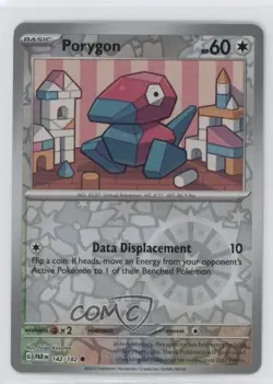 Porygon Reverse Foil Pokemon Scarlet & Violet Paradox Rift (PAREN) #142 - Image 1