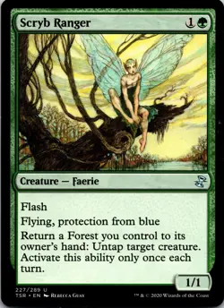 Scryb Ranger 227 Uncommon Time Spiral: Remastered Magic: The Gathering Near Mint - Image 1