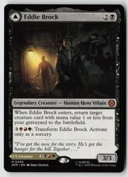 Eddie Brock 55 Mythic Marvel's Spider-Man Magic: The Gathering Near Mint - Image 1