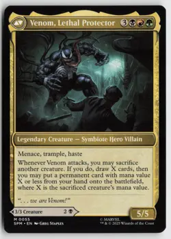 Eddie Brock 55 Mythic Marvel's Spider-Man Magic: The Gathering Near Mint - Image 2