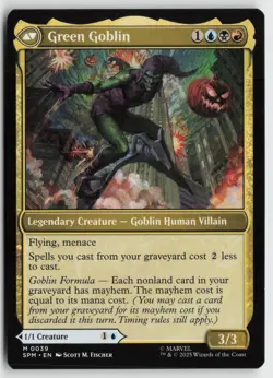 Norman Osborn 39 Mythic Marvel's Spider-Man Magic: The Gathering Near Mint - Image 2