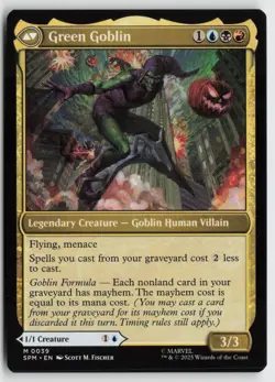 Norman Osborn 39 Mythic Marvel's Spider-Man Magic: The Gathering Near Mint - Image 2