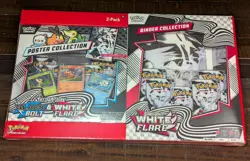 Pokemon Black Bolt & White Flare Bundle Exclusive Binder + Poster Collection - Image 1