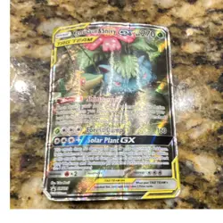 Pokemon TCG Venusaur & Snivy GX SM229 SM Promo TAG TEAM Holo English 270 HP - Image 1