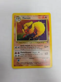 Pokemon Flareon Holo Rare Legendary Collection #10/110 NM - Image 1