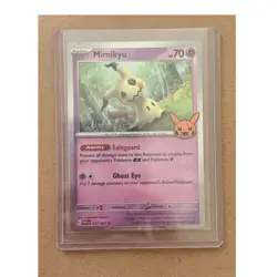 Pokemon TCG Mimikyu 020/050 SM2L Alolan Moonlight Holo Rare Basic 70 HP - Image 1