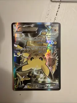 The Pokemon Company Pikachu EX XY124 XY Black Star Promo Full Art Holo 130 HP - Image 3