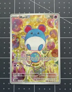 Pokemon Marill #232/217 English Ascended Heroes Illustration Rare Full Art - Image 1