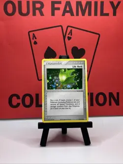 Life Herb 93/112 EX FireRed & LeafGreen SWIRL Reverse Holo Rare Pokemon Card - Image 1