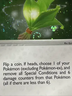 Life Herb 93/112 EX FireRed & LeafGreen SWIRL Reverse Holo Rare Pokemon Card - Image 5