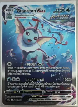 The Pokemon Company Vaporeon VMAX SWSH182 SWSH Promo Cards Holo - Image 1