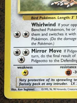 Pidgeotto 22/102 Base Set Rare Pokemon Card - Image 5