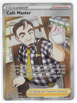 Cafe Master TG25/TG30 Pokemon TCG Brilliant Stars Trainer Gallery LP - Image 1