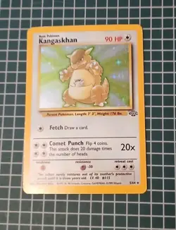 Pokemon Kangaskhan Jungle Holo Rare Unlimited 05/64 HP Basic English - Image 1