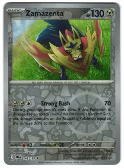 Zamazenta 146/182 Reverse Holo SV10: Destined Rivals Pokemon TCG - Image 1