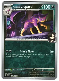 Marnie's Liepard 131/182 Reverse Holo SV10: Destined Rivals Pokemon TCG - Image 1