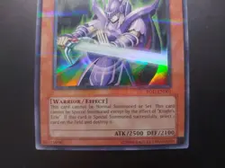 Yugioh - Dark Magician Knight ROD-EN001 Super Parallel Rare Promo - Image 3