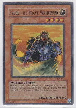 JP) Yugioh - Konami - Yu-Gi-Uh! - Freed the Brave Wanderer - IOC-014 - Card - Image 1